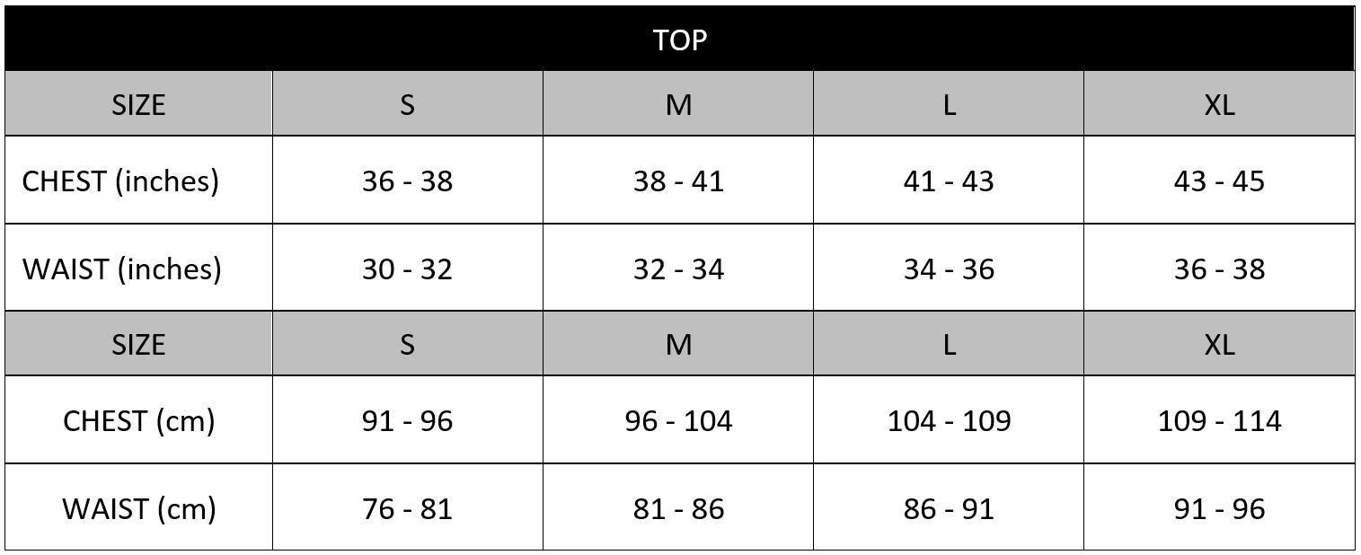 gregghomme_top_sizechart